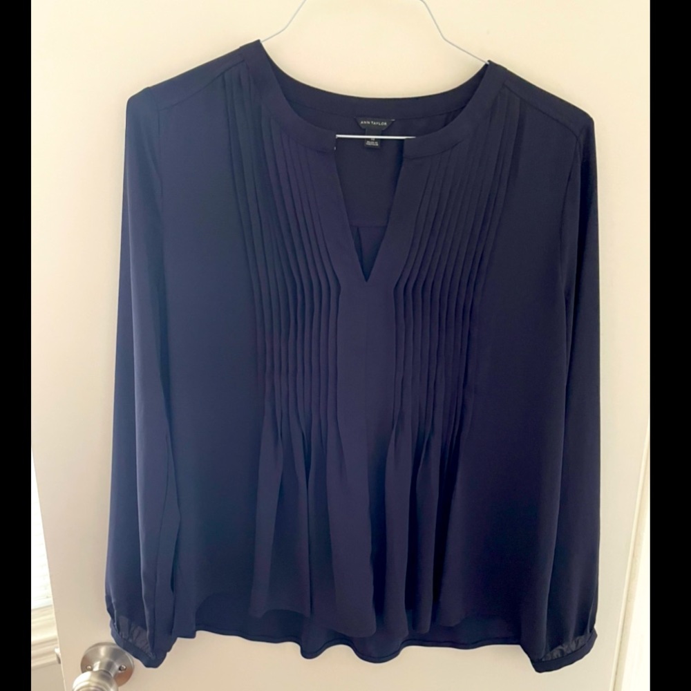 Ann Taylor Ruffle Blouse